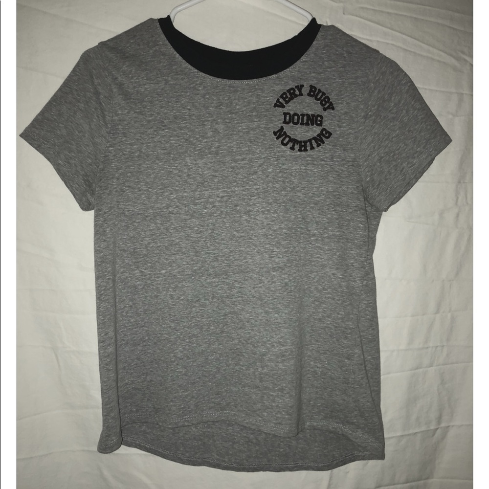 “Very Busy Doing Nothing” Grey T-Shirt